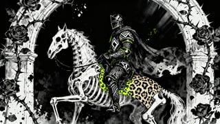 Gothic Spectral Knight Illustration