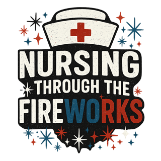 4th of July Nurse Patriotic Design