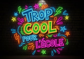Neon Graffiti with 90s Vibe