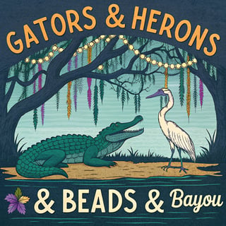 Mardi Gras Wildlife T-Shirt
