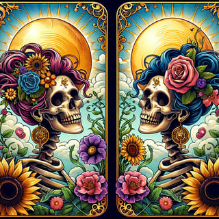 Mystical Tarot Card Illustration