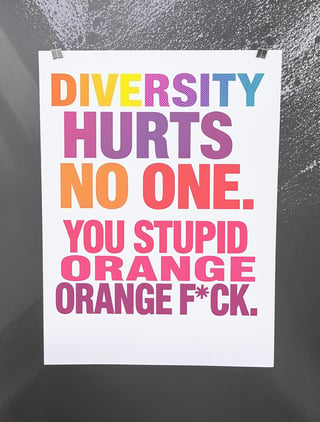 Bold Diversity Typography Design