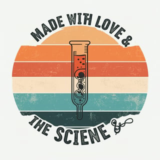 Watercolor Science Sunset Design