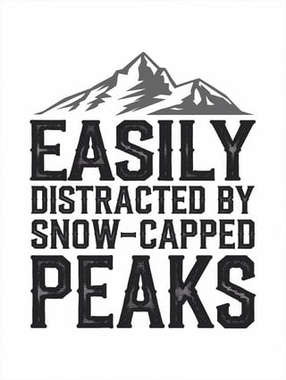 Easily Distracted T-Shirt Design