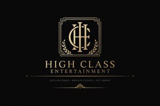 Luxury Monogram Logo for High Class
