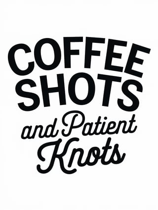 Coffee Shots Text Design