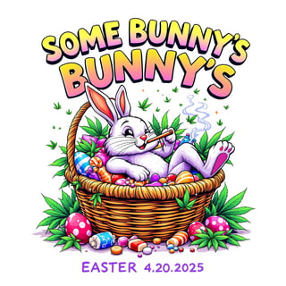 Playful Bunny Easter 4.20 Design