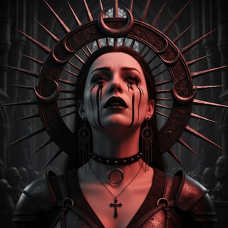 Dark Gothic Woman Portrait