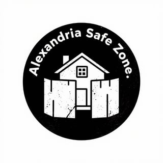 Minimalist Circular Safe Zone Logo