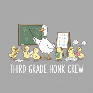 Third Grade Honk Crew Design