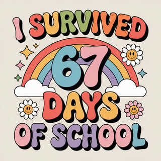 1970s Retro Bubble Letter Design
