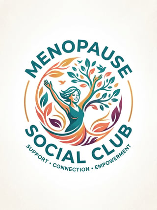Menopause Social Club Logo Design