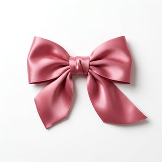 Photorealistic Pink Satin Bow