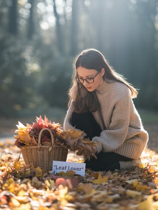 F Leaf Lover Illustration