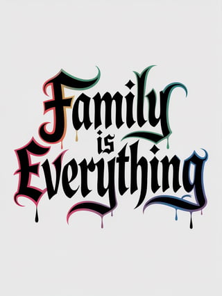 Graffiti Gothic Calligraphy Art