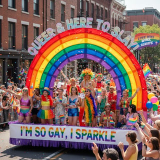 Funny Gay Pride Quotes with Rainbow Colors