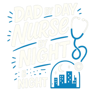 Dad by Day Nurse by Night T-shirt