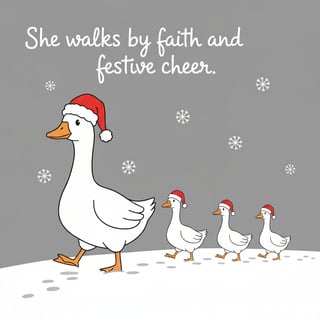 Faith and Festive Cheer Christmas Design
