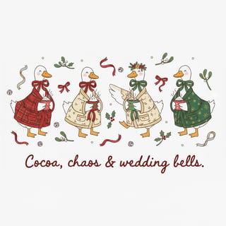 Cozy Christmas Wedding Morning Design