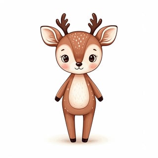 Friendly Deer Nursery Art