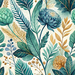 Vibrant Abstract Watercolor Pattern
