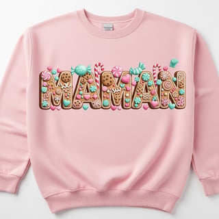 Christmas MAMAN Gingerbread Sweatshirt