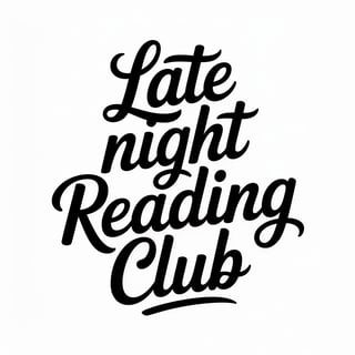 Elegant Late Night Reading Typography