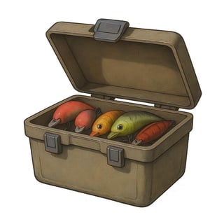 Fishing Tackle Box Clipart