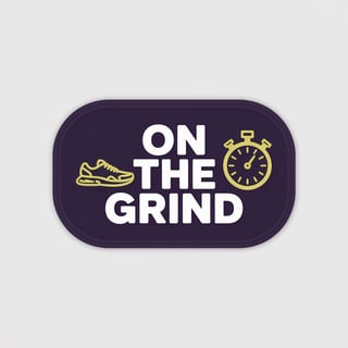 On The Grind Badge Design