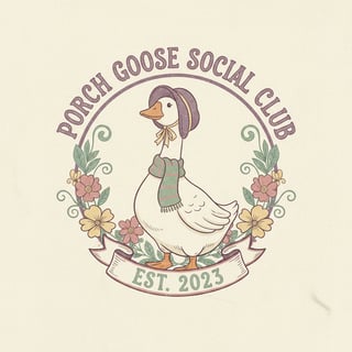 Porch Goose Social Club Design