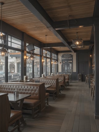 Rustic Pub-Inspired Realistic Style