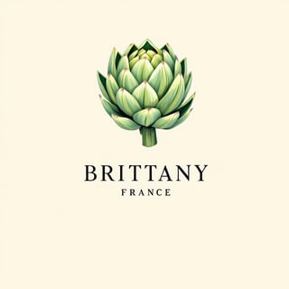 Minimalist Botanical Art of Brittany Artichoke