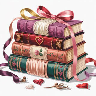 Vintage Romance Novel Tower Illustration