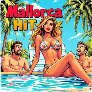 Mallorca Hit-Box Comic Art
