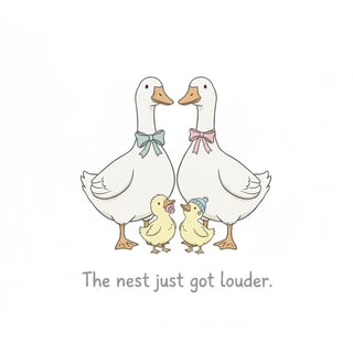 New Parents Goose Family Design
