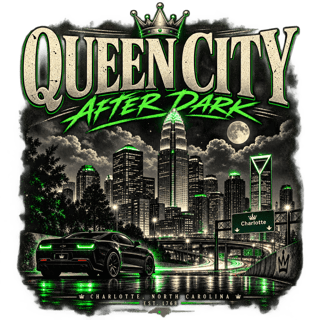 Queen City After Dark Hoodie Graphic