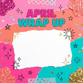 Hot Pink Teal Coral Scrapbook Frame