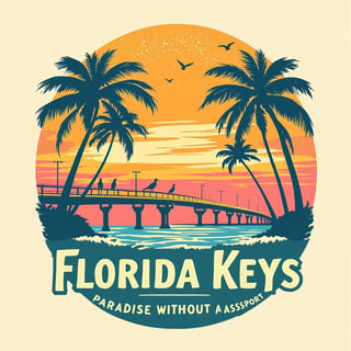 Florida Keys Vintage National Park Badge