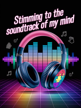 Neon T-Shirt Design: Soundtrack of My Mind