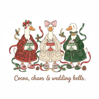 Cozy Christmas Wedding Morning Design