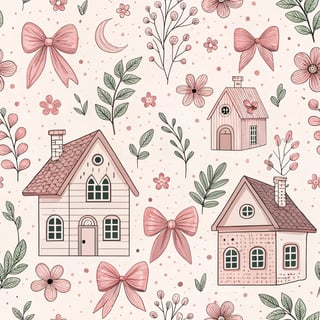 Pastel Coquette Pattern Design