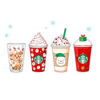 Festive Starbucks-Style Holiday Drinks