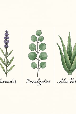Detailed Botanical Illustrations