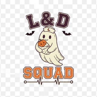 Halloween L&D Squad Nurse Graphic