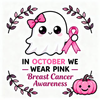 Halloween Breast Cancer Awareness Design