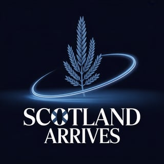 Minimalist Scotland Font Design
