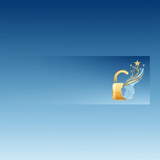 Gradient Blue Unlock Impact Icon
