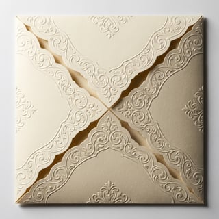Sealed Square Cream Envelope Top-View