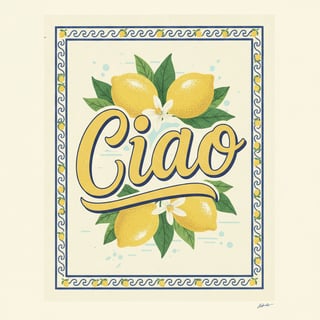 Amalfi Coast Summer Graphic CIAO