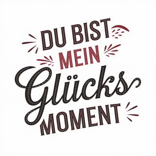 Stylish Black-and-White Typography Design